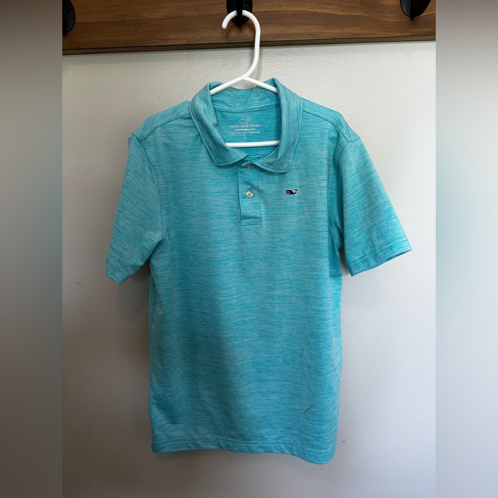Vineyard Vines Boys Performance Polo Shirt- Size Small
